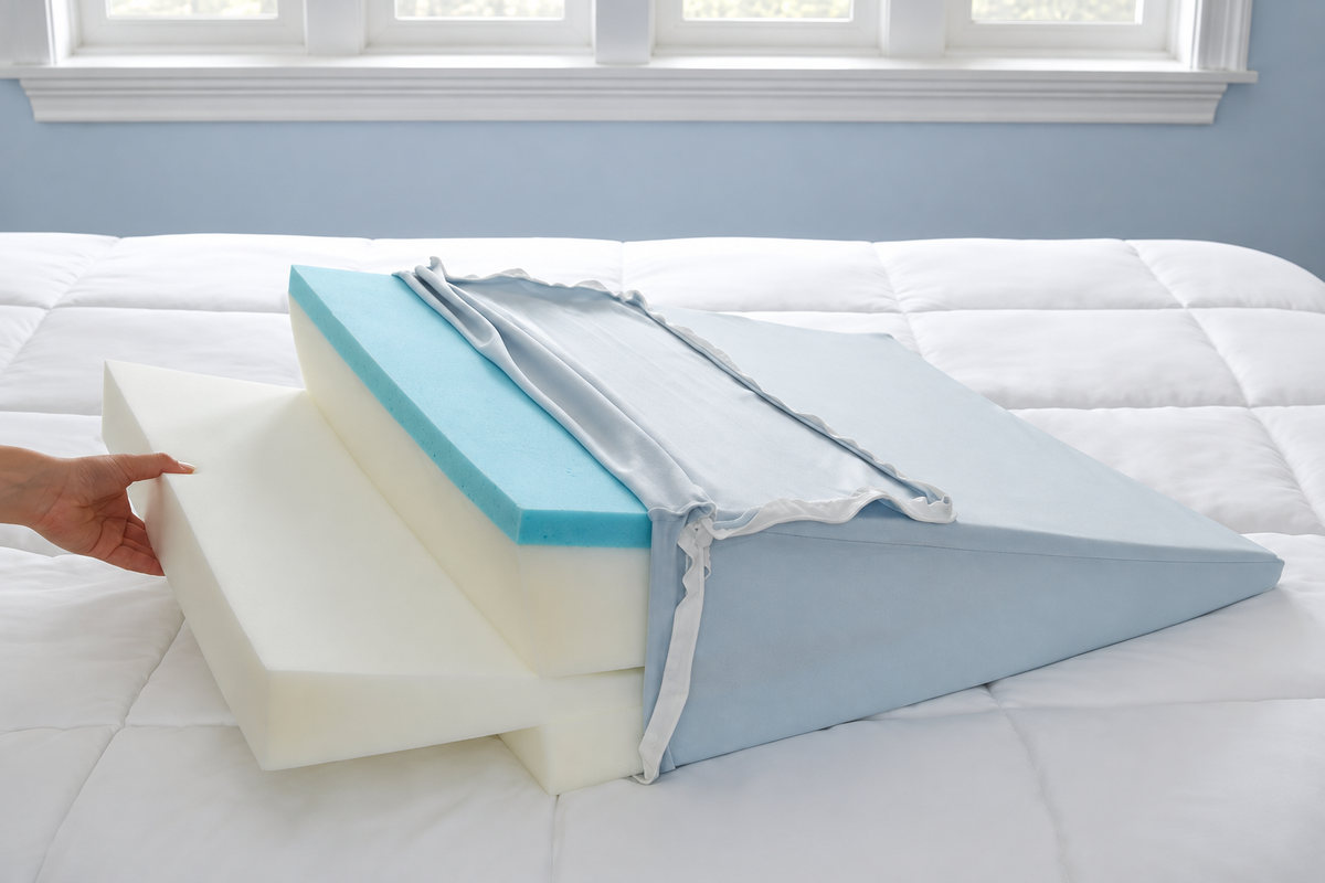 Adjustable Cooling Wedge Pillow