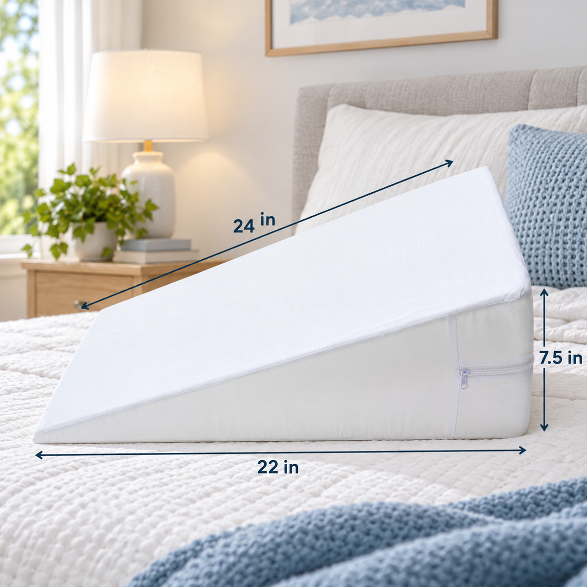Classic Foam Wedge Pillow