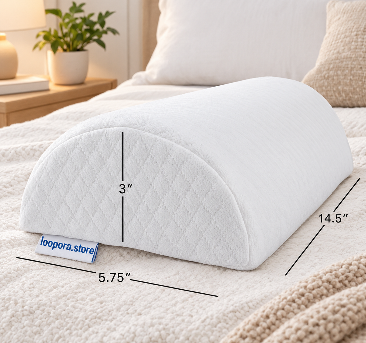 Half Moon Lumbar Pillow