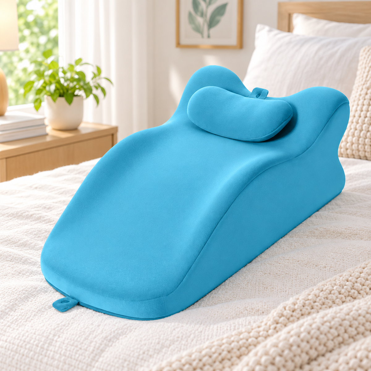 Ergonomic Bed Wedge Pillow